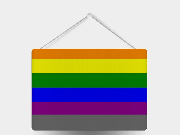 ゲイのプライドフラグ — ストック写真