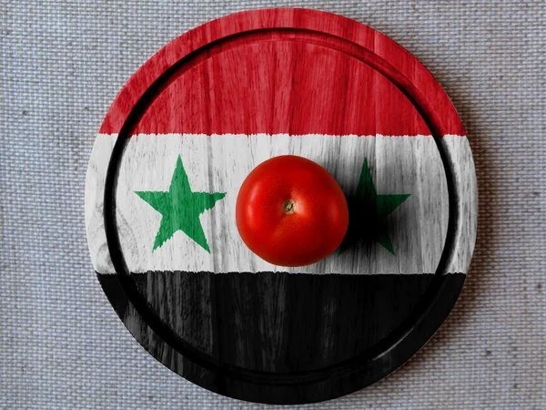 De vlag van Syrië — Stockfoto