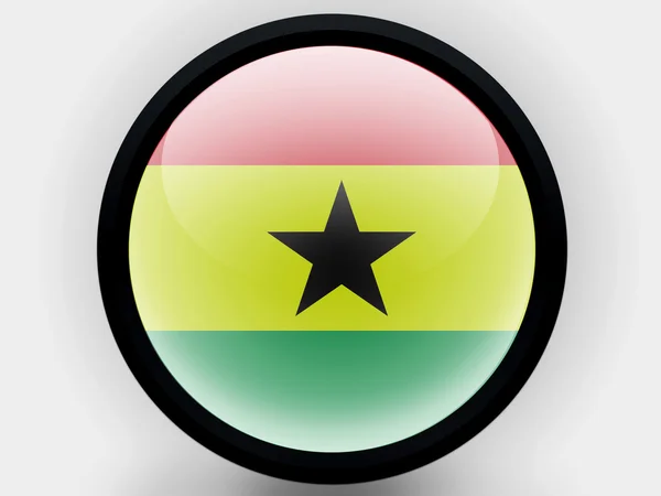 The Ghana flag — Stock Photo, Image