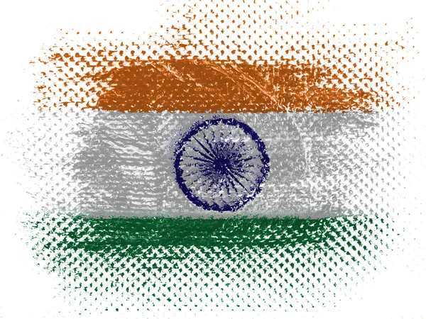 Η ινδική σημαία — Φωτογραφία Αρχείου
