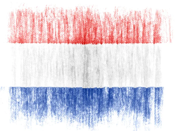 De vlag van Nederland — Stockfoto