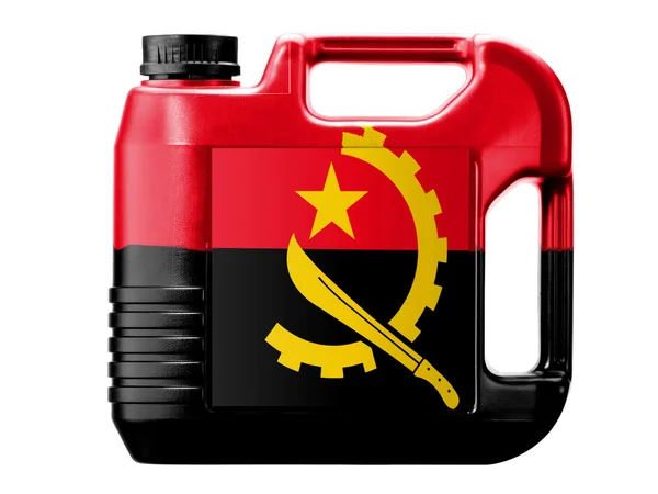 Angola. Flaga Angoli — Zdjęcie stockowe