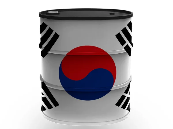 The South Korea flag — Stock Photo, Image