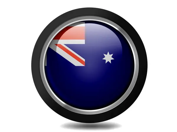 Die australische Flagge — Stockfoto