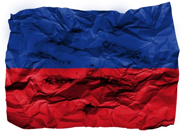 The Haitian flag — Stock Photo, Image