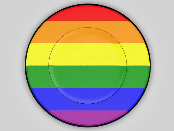 Σημαία γκέι υπερηφάνειας — Φωτογραφία Αρχείου
