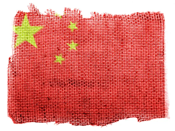 Die chinesische Flagge — Stockfoto