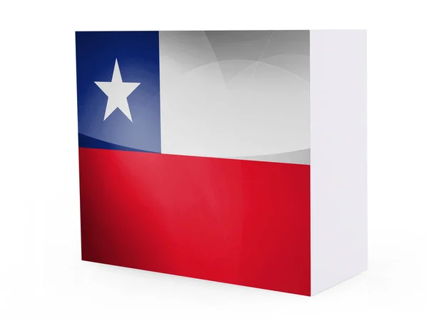 The Chile flag — Stock Photo, Image