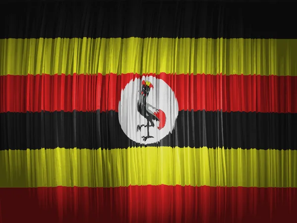 Bandera de Uganda —  Fotos de Stock