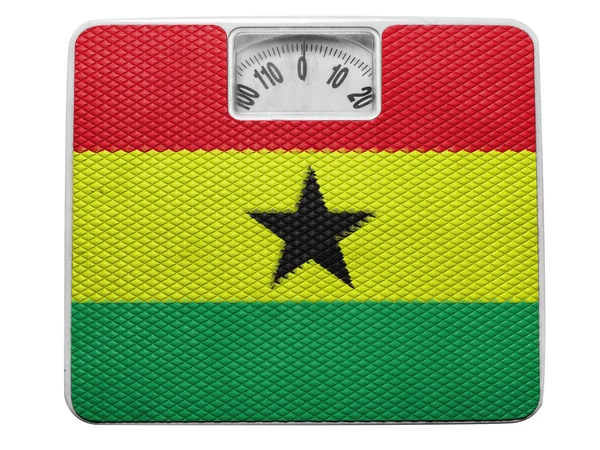 The Ghana flag — Stock Photo, Image