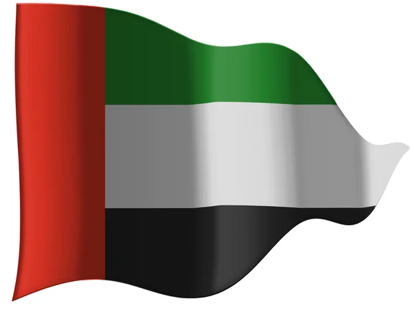 The UAE flag — Stock Photo, Image