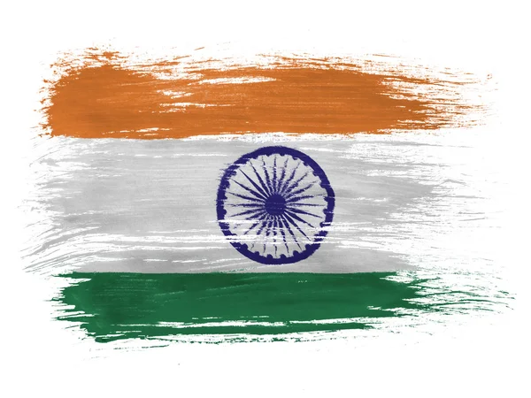 Die indische Flagge — Stockfoto