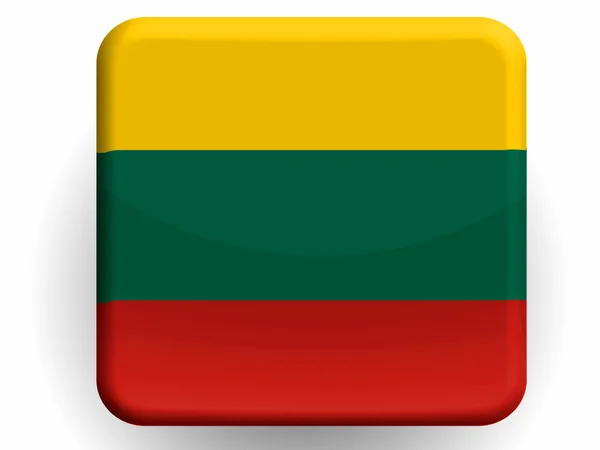 The Lithuanian flag — Stock Photo, Image