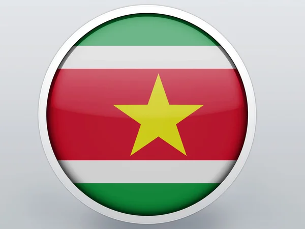 Flaga surinamskiego — Zdjęcie stockowe