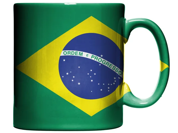 De Braziliaanse vlag — Stockfoto