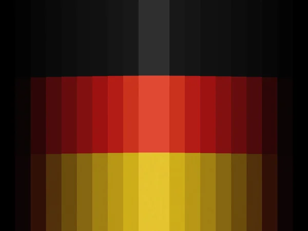 The German flag — Stock Photo, Image