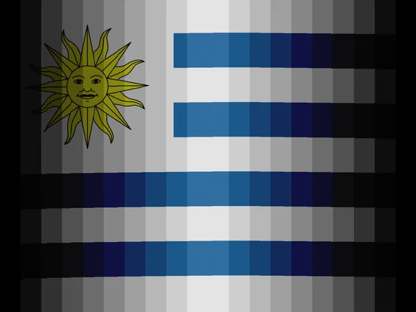 우루과이 국기 — 스톡 사진