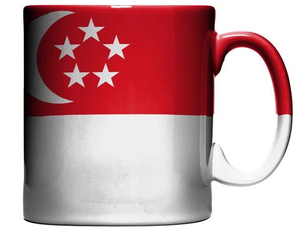 La bandiera di Singapore — Foto Stock