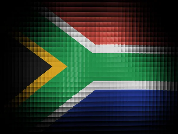 南アフリカ共和国の旗 — ストック写真