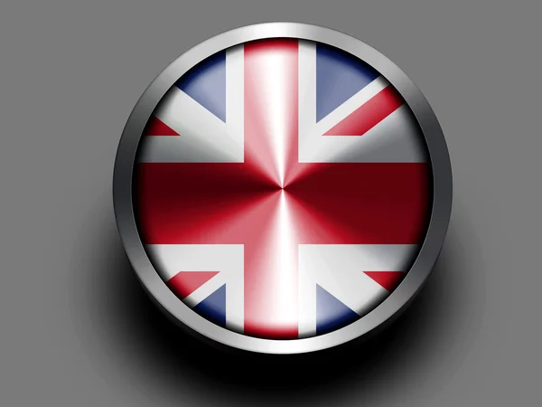 Britská vlajka — Stock fotografie