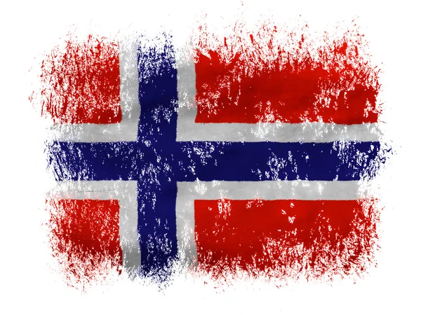 La bandera noruega —  Fotos de Stock