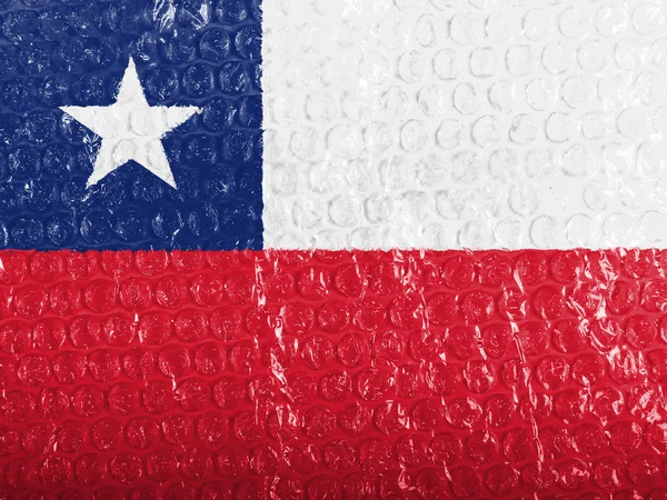 La bandera de Chile — Foto de Stock