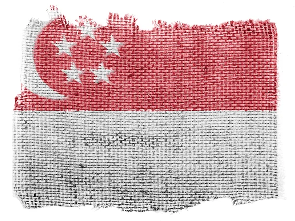 La bandera de Singapur —  Fotos de Stock