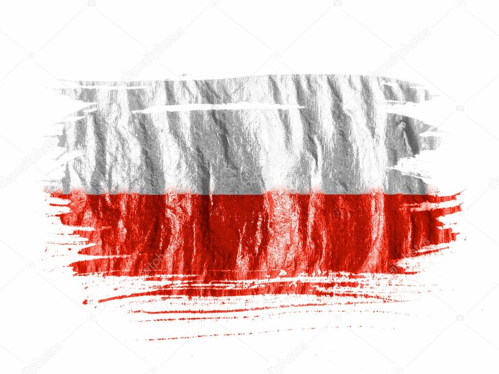 The Polish flag