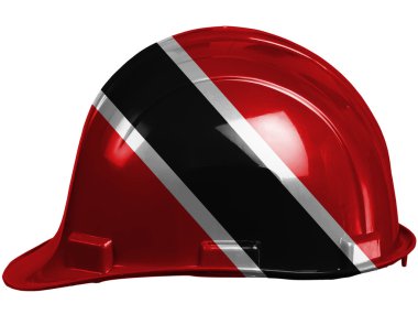 Trinidad ve tobago bayrak kask boyalı