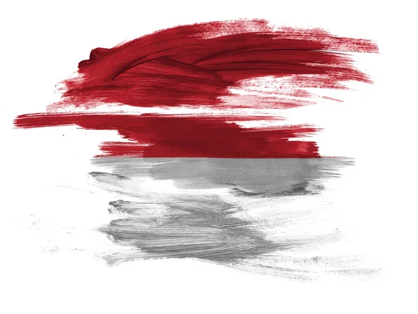 Le drapeau indonésien — Photo