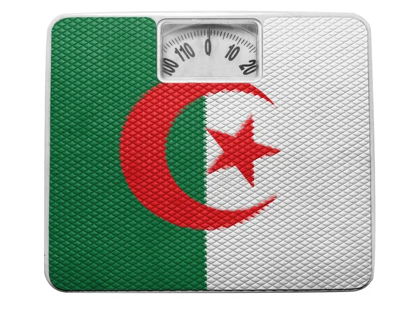 The Algerian flag — Stock Photo, Image