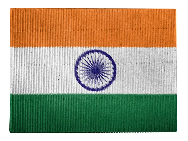 Det indiske flagget – stockfoto