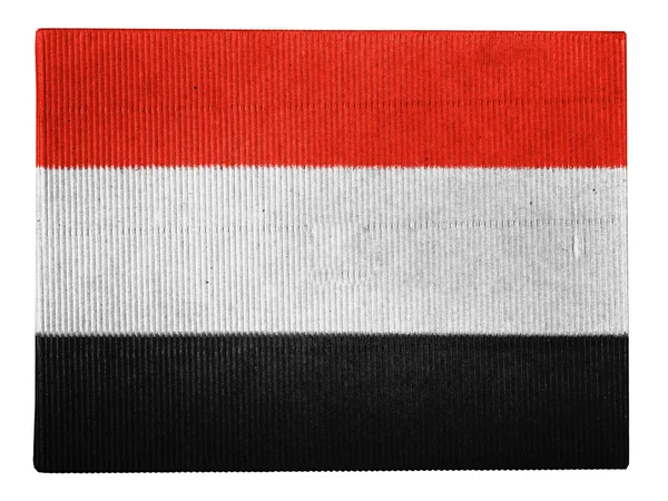 Єменський прапор — стокове фото
