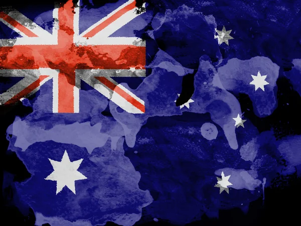 La bandera australiana — Foto de Stock