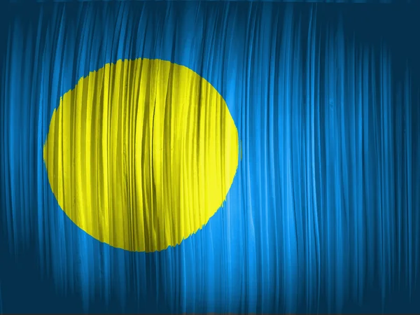 Bandera de Palau — Foto de Stock