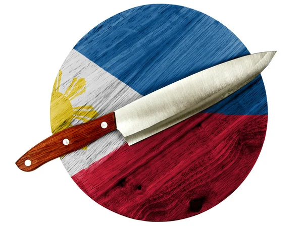 Filipínská vlajka — Stock fotografie