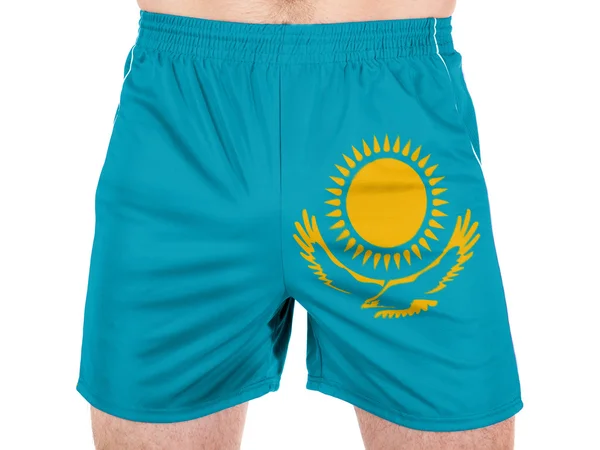 Kazašská vlajka — Stock fotografie