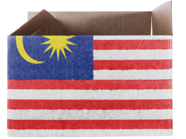 Die malaysische Flagge — Stockfoto