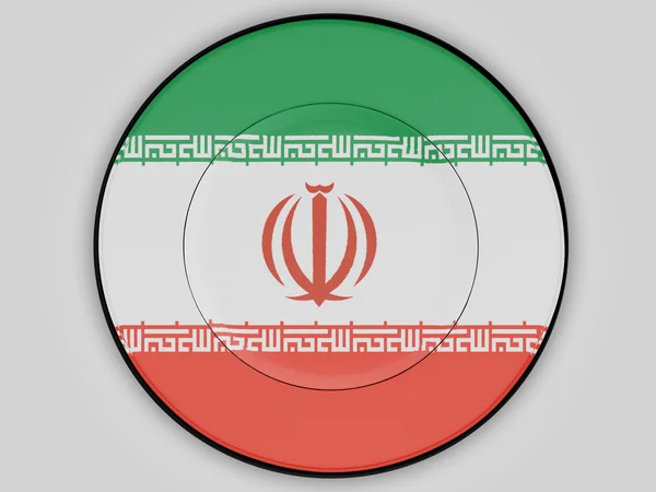 The Iranian flag — Stock Photo, Image