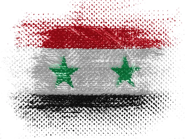 De vlag van Syrië — Stockfoto