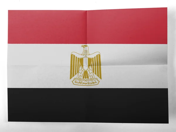 La bandera egipcia — Foto de Stock
