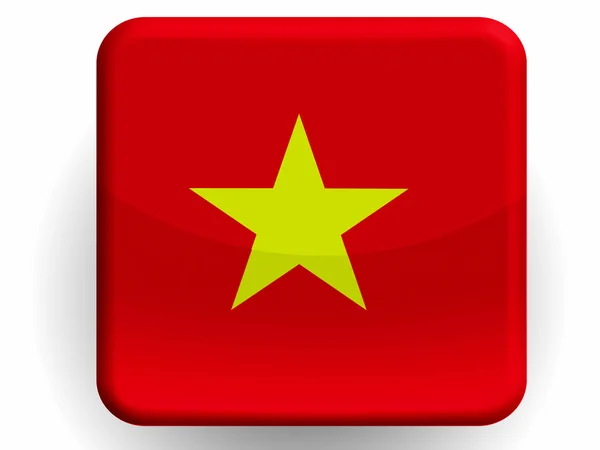 The Vietnamese flag — Stock Photo, Image