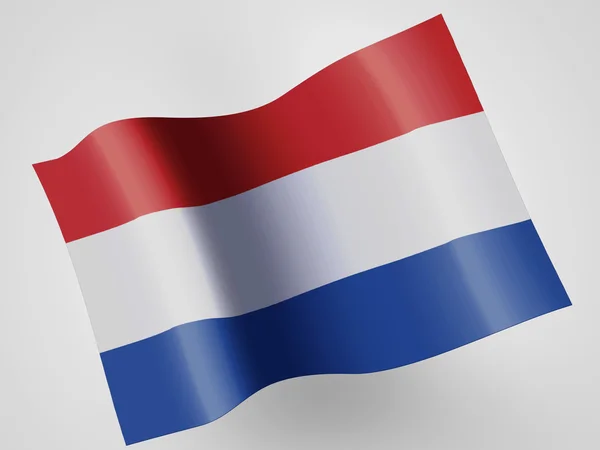 De vlag van Nederland — Stockfoto