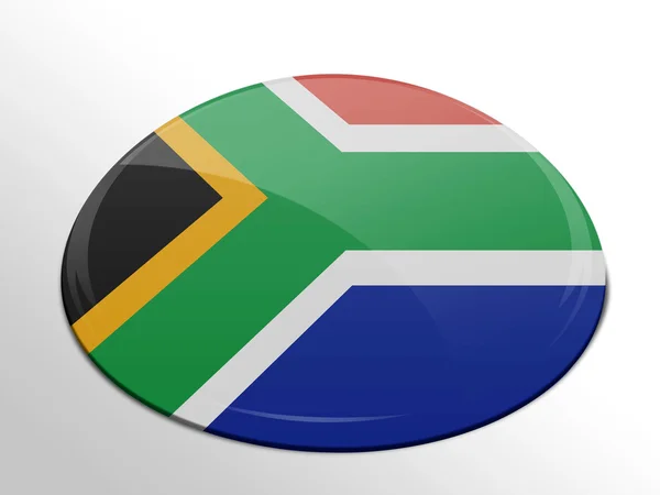 South African flag — Stock Photo, Image