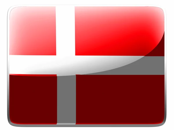 The Danish flag — Stock Photo, Image