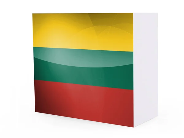 The Lithuanian flag — Stock Photo, Image