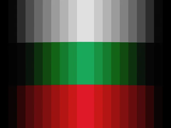 La bandiera bulgara — Foto Stock
