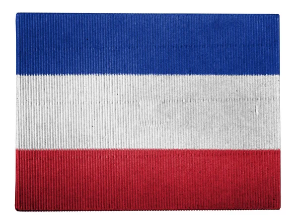 La bandera de Serbia y Montenegro —  Fotos de Stock