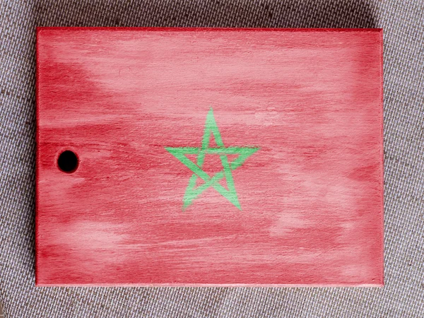 La bandiera marocchina — Foto Stock