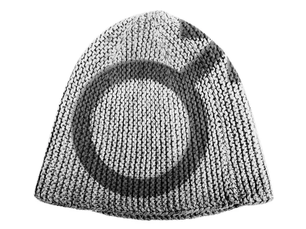 Символ жінки, намальований на шапці — стокове фото